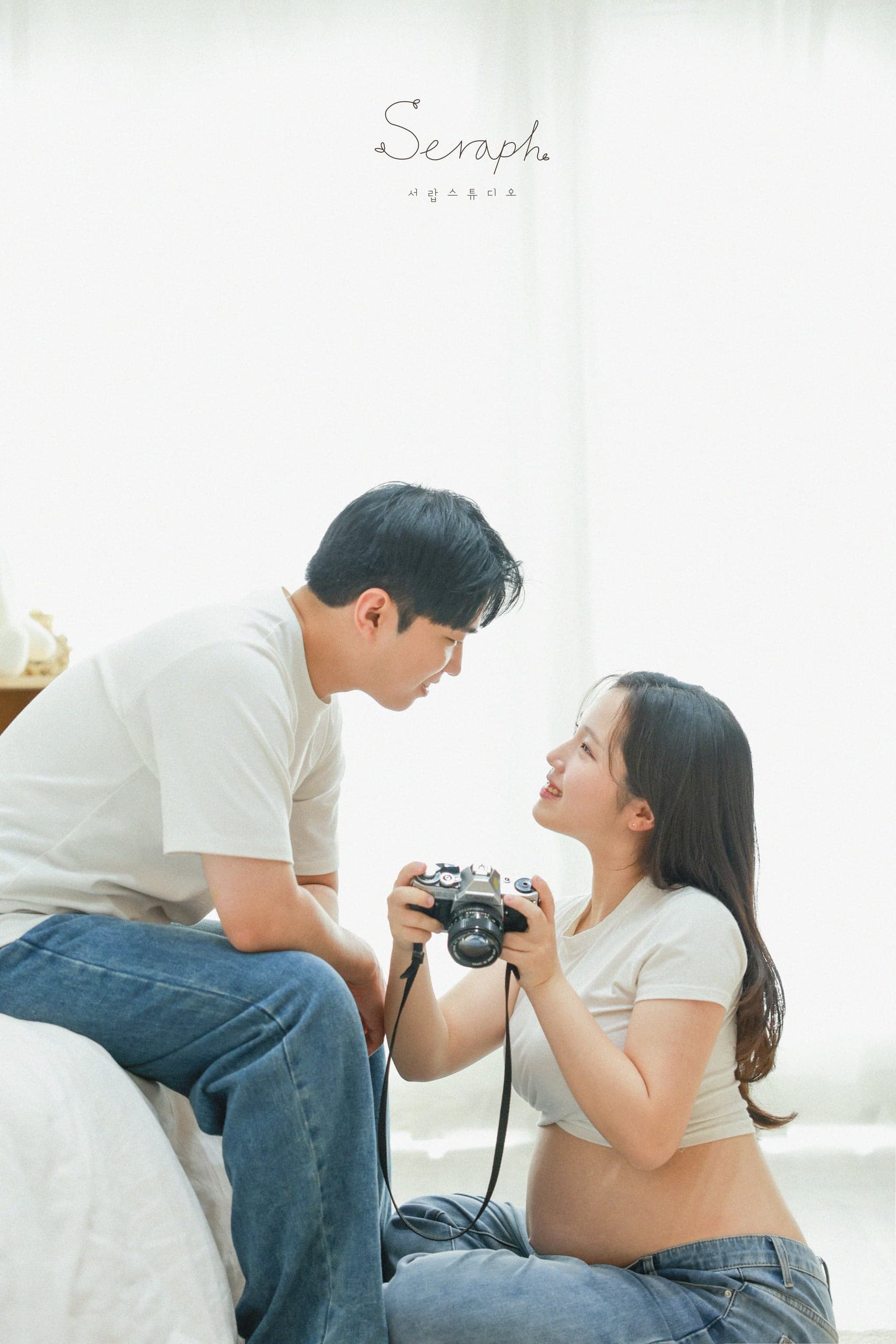 일산 스튜디오 서랍 만삭 3열 그리드 - 2열 컨셉 촬영 1
