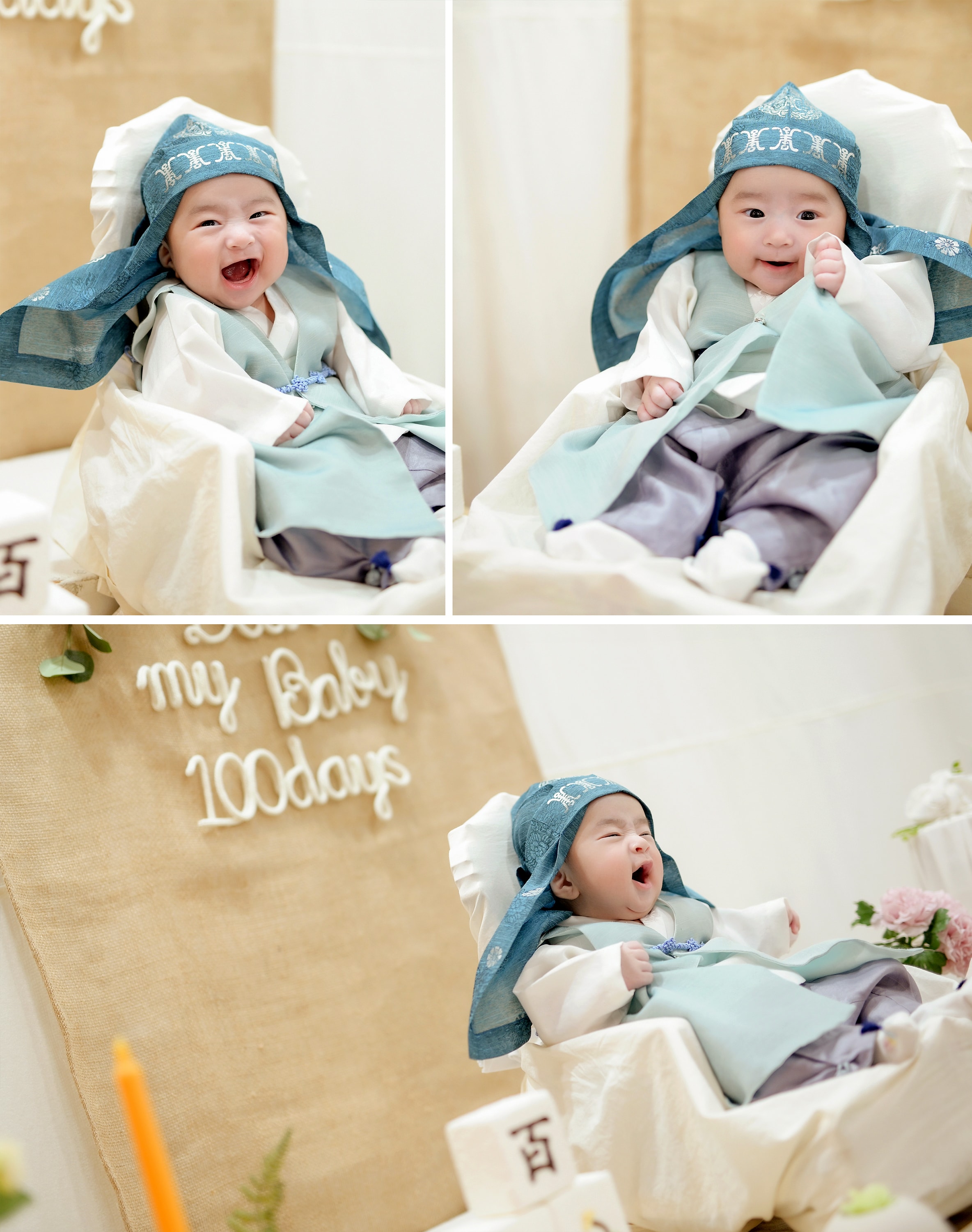 일산 스튜디오 서랍 백일 3열 그리드 - 1열 컨셉 촬영 11