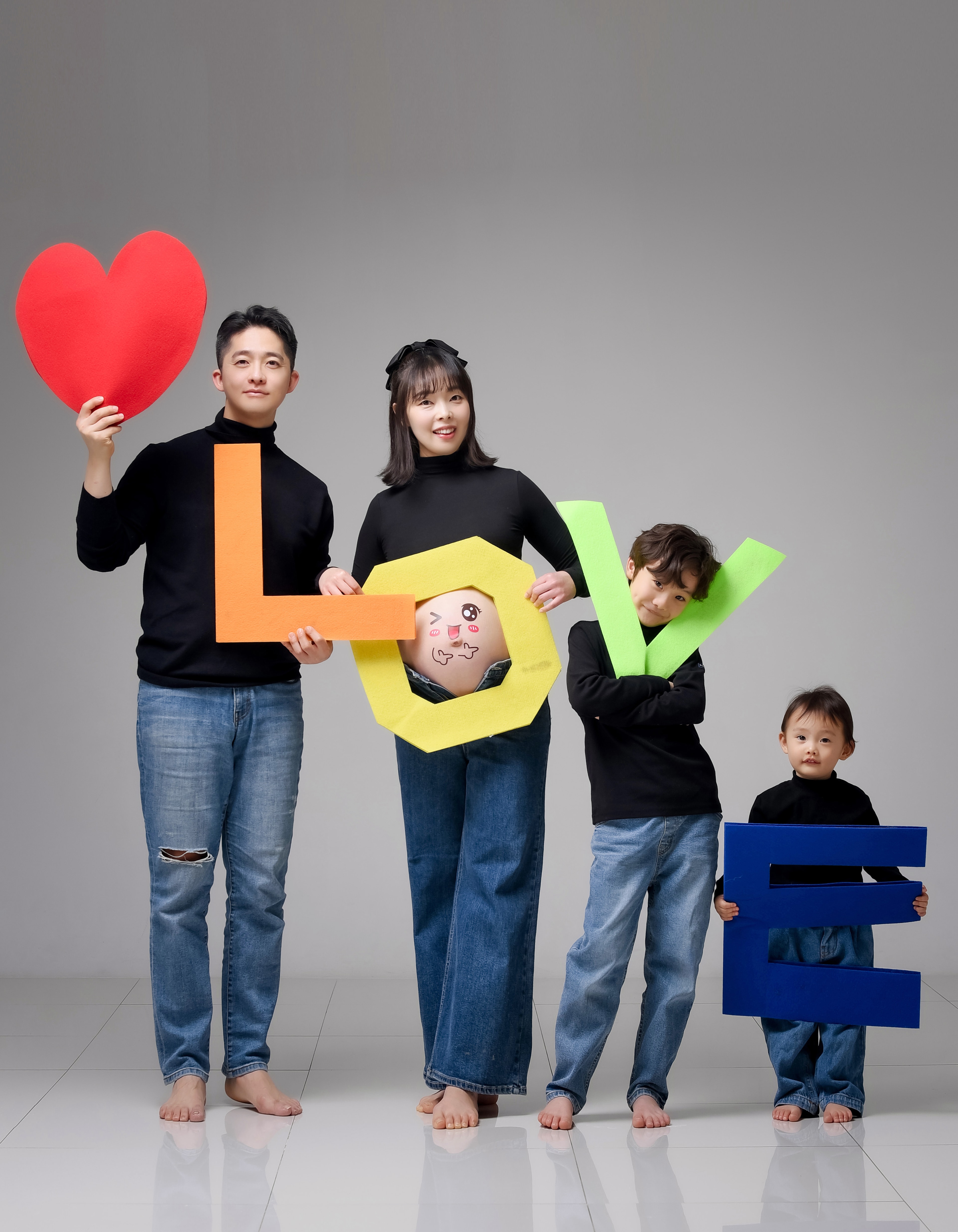 일산 스튜디오 서랍 만삭 3열 그리드 - 2열 컨셉 촬영 2
